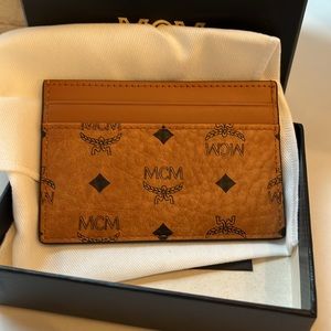 MCM Leather Card Holder